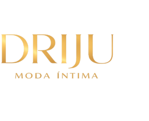 logo elegante de driju moda Íntima