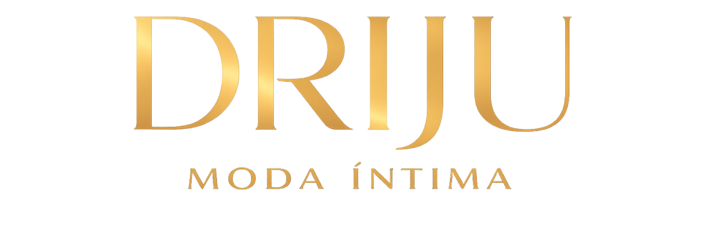 logo elegante de driju moda Íntima